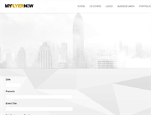Tablet Screenshot of myflyernow.com